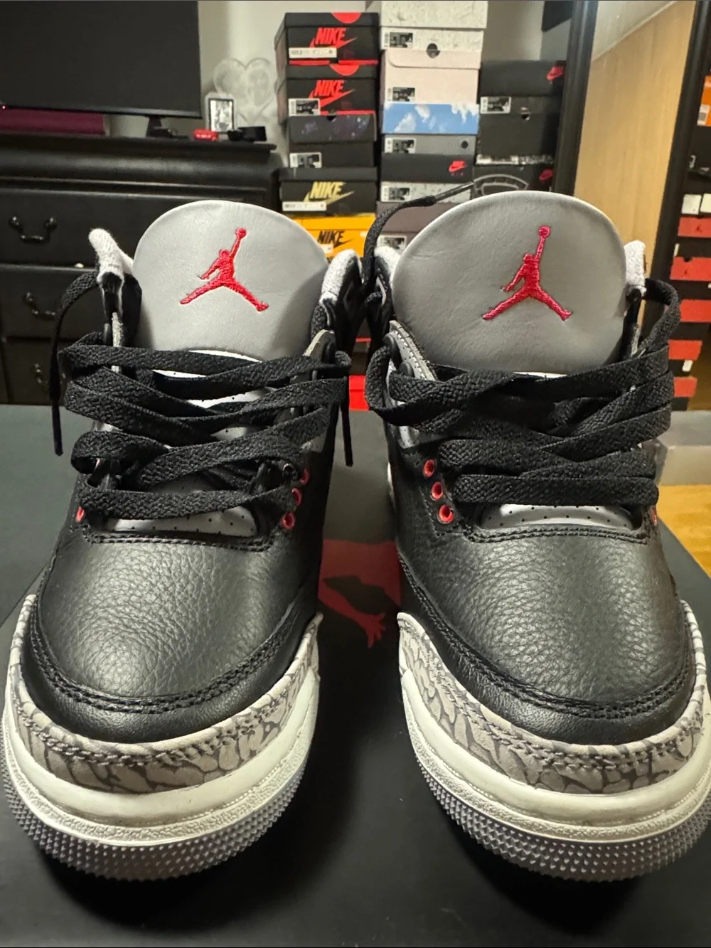 Air Jordan 3 Retro OG GS Black Cement